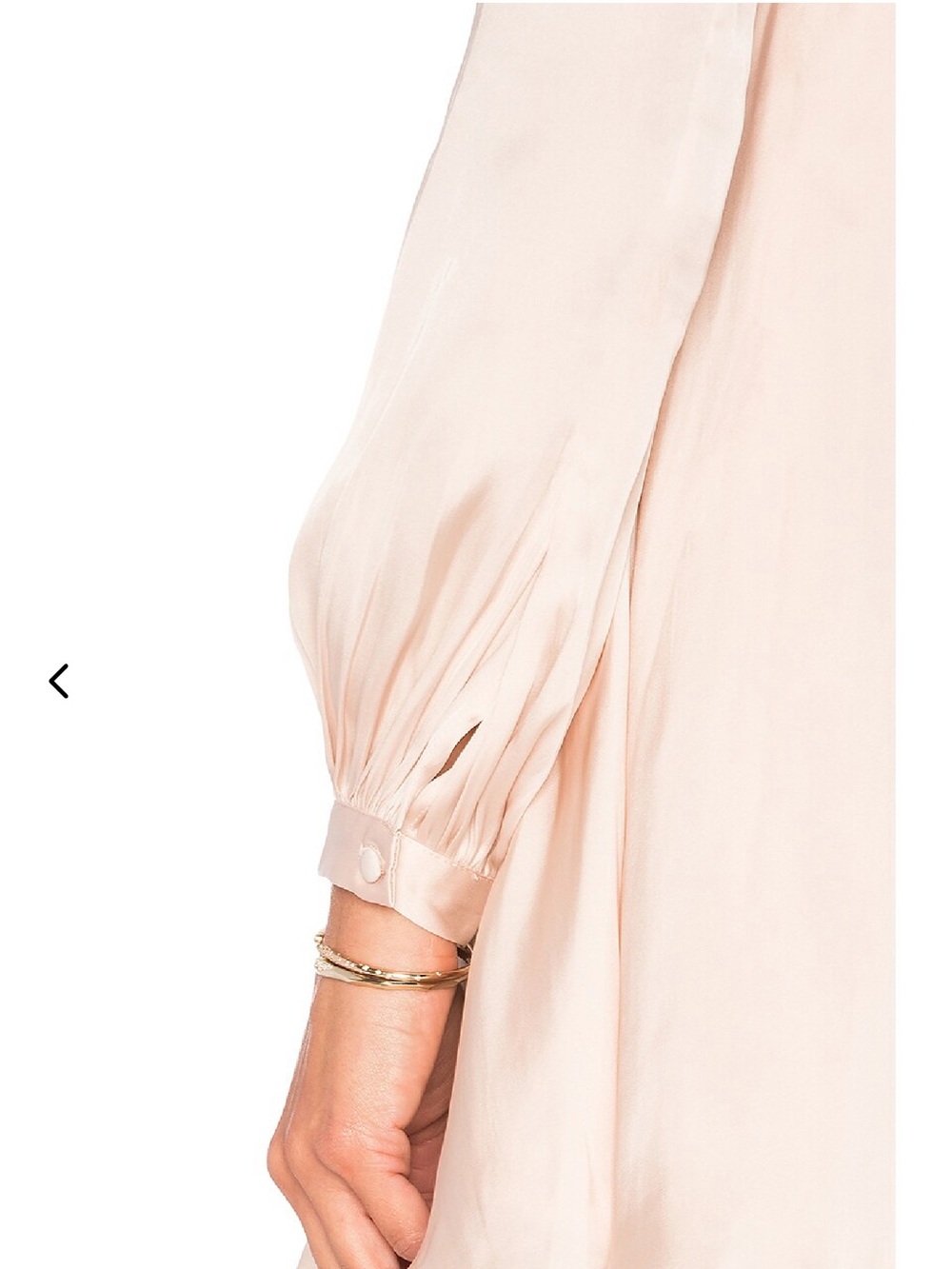 Lovers + Friends Blush Satin V-Neck Mini Dress - Picture 4 of 9